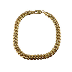 14K Yellow Gold Miami Cuban Link 7mm Bracelet