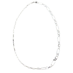 Sterling Silver Fancy Chain Link Necklace