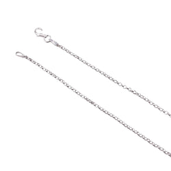 Sterling Silver Rolo 030 (2.1mm) Necklace Chain Italian Italy Solid .925 Jewelry